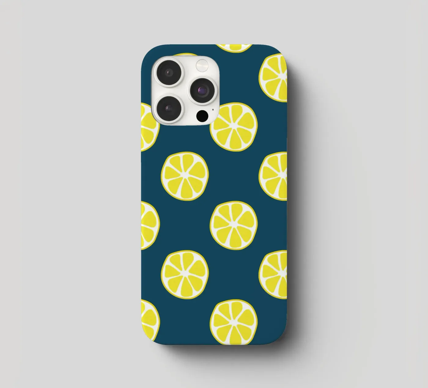 Lemon pattern iphone case by Little Dean
