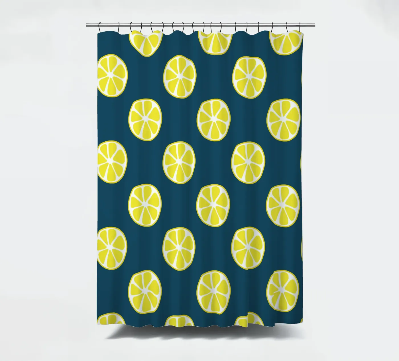 Lemon pattern Duschvorhang von Little Dean