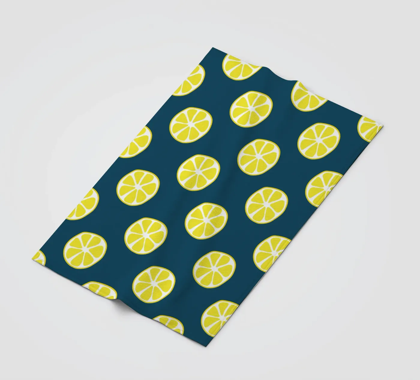 Citroen patroon fleecedeken van Little Dean