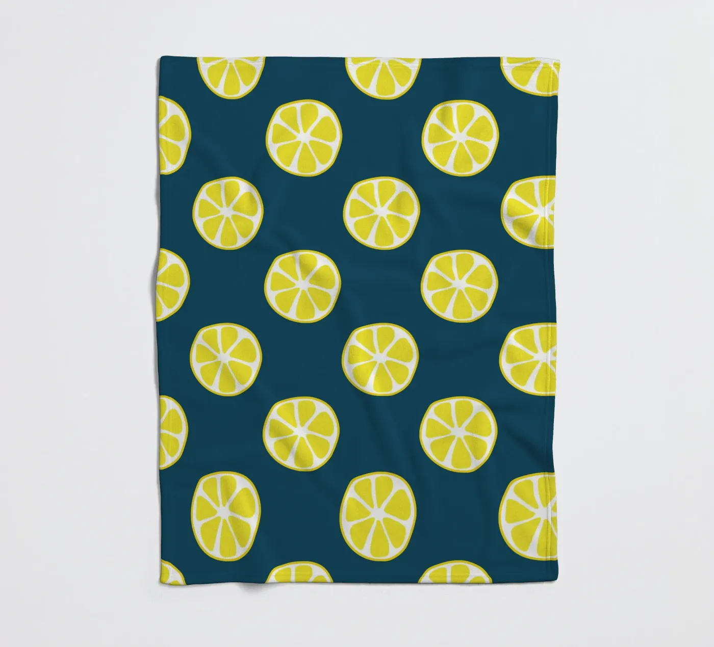 Citroen patroon fleecedeken van Little Dean