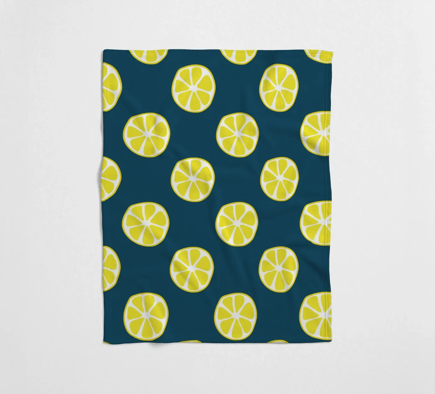 Citroen patroon fleecedeken van Little Dean