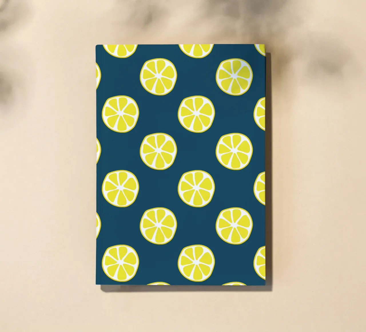 Lemon pattern notebook by Little Dean
