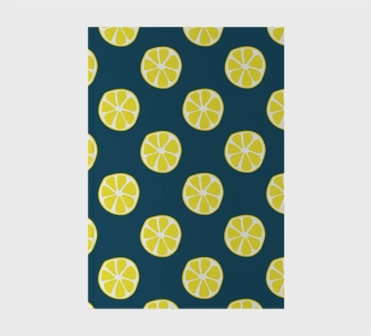 Lemon pattern notebook by Little Dean