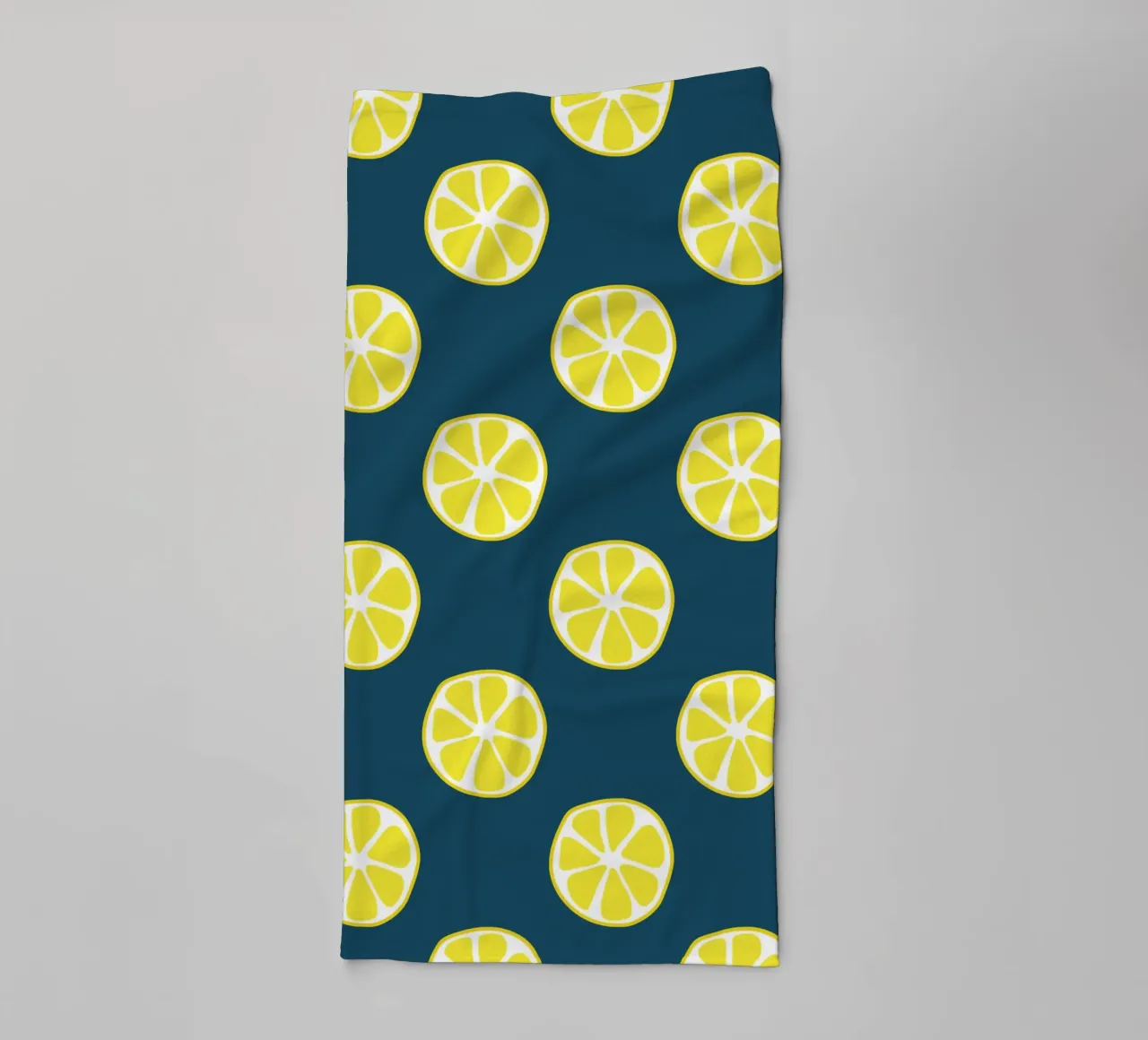 Lemon pattern towel by Little Dean