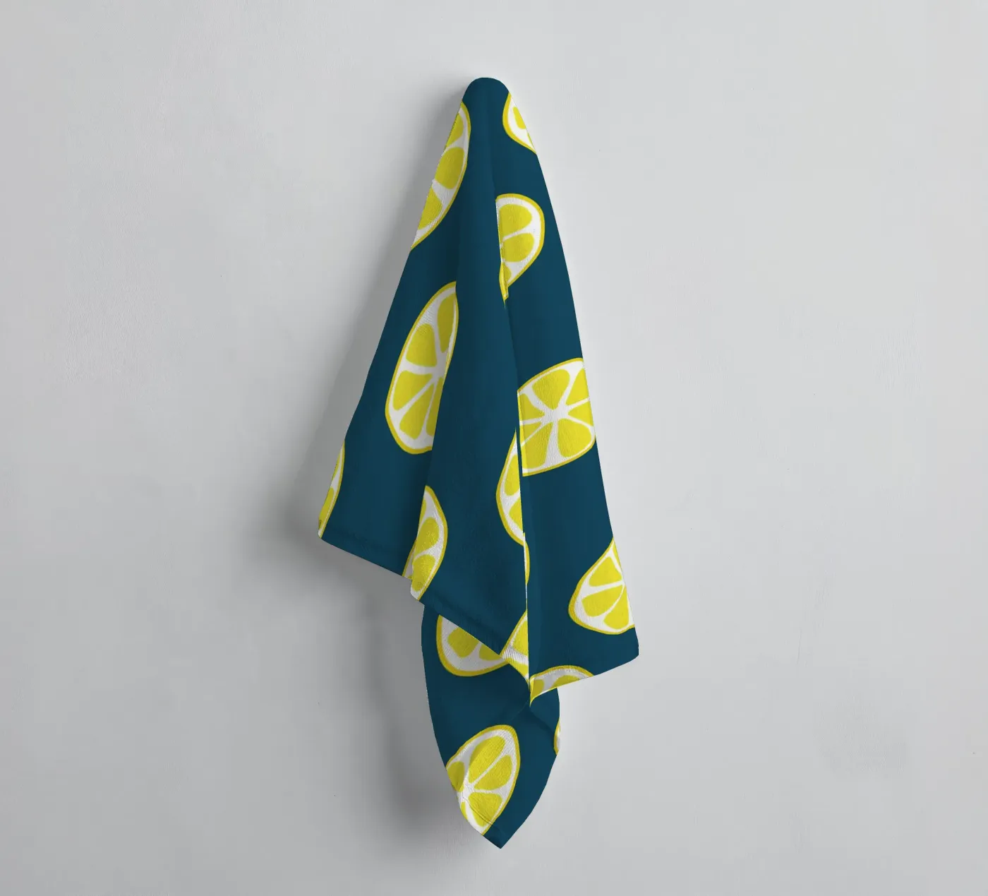 Lemon pattern asciugamano da bagno da Little Dean