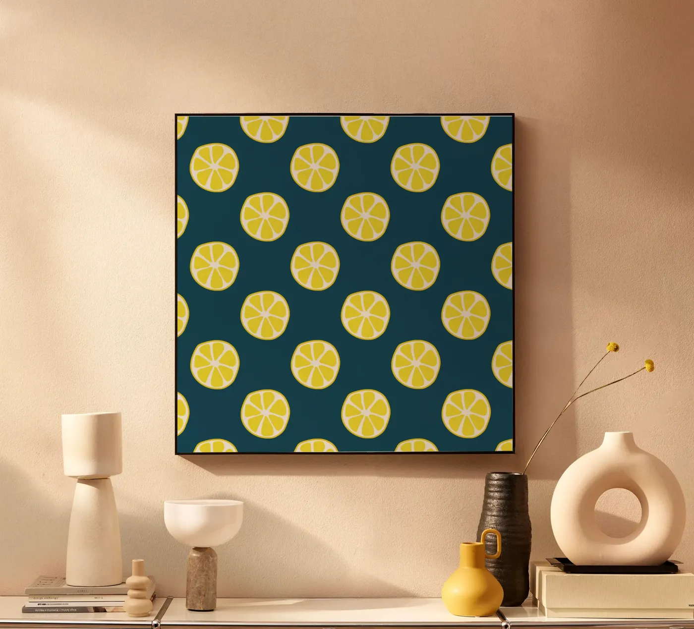 Lemon pattern acrylic glass by Little Dean