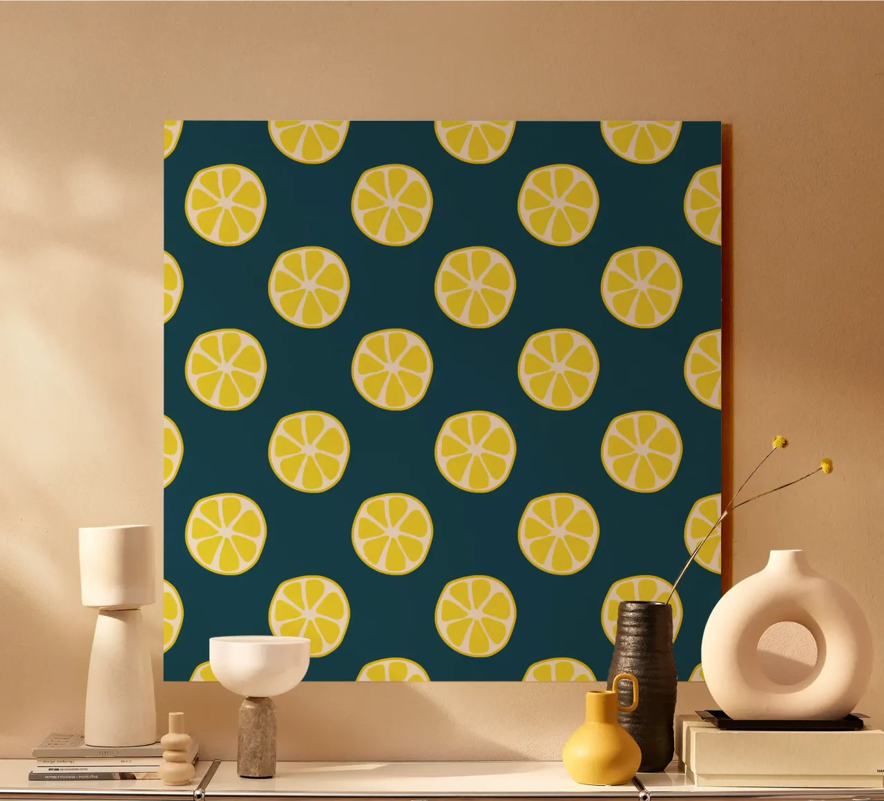 Lemon pattern forex plate by Little Dean