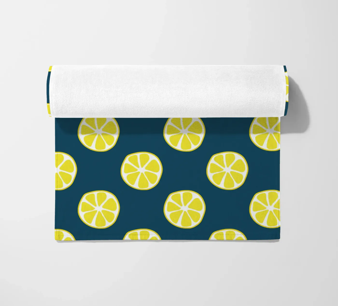 Lemon pattern Strandtuch von Little Dean