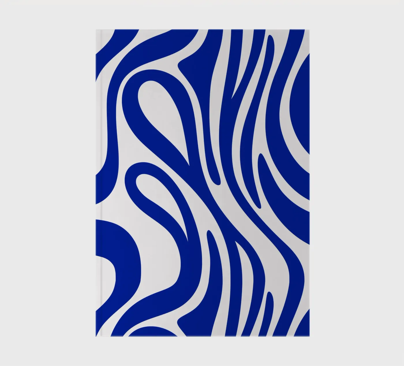 Swirl blue pattern notitieboek van Little Dean