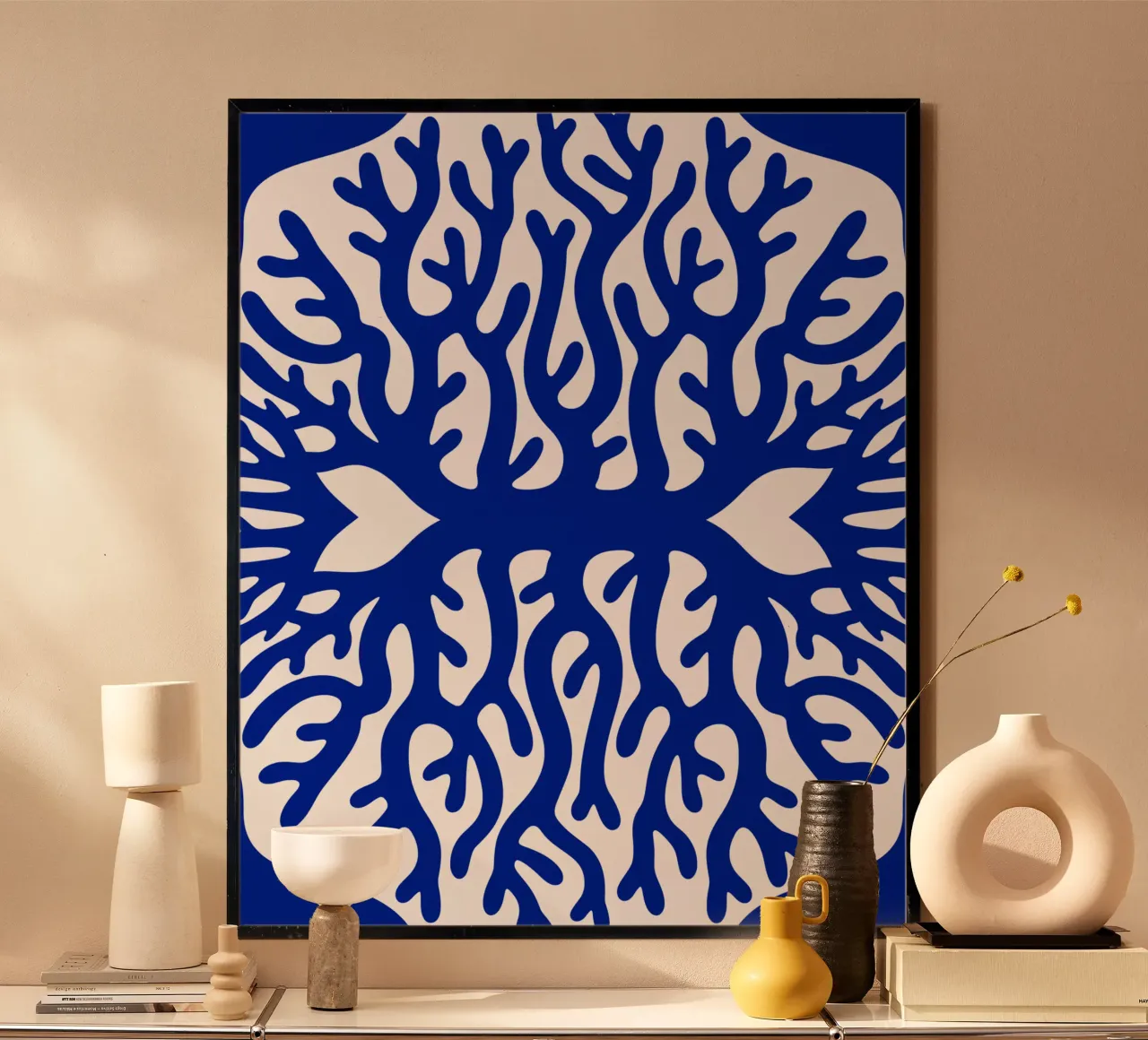 Modello corallo blu poster da Little Dean