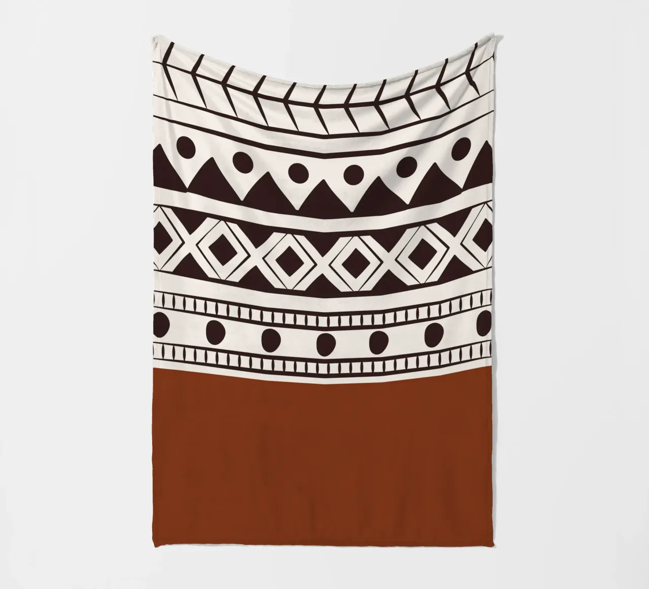 Tribal native pattern Fleecedecke von Little Dean