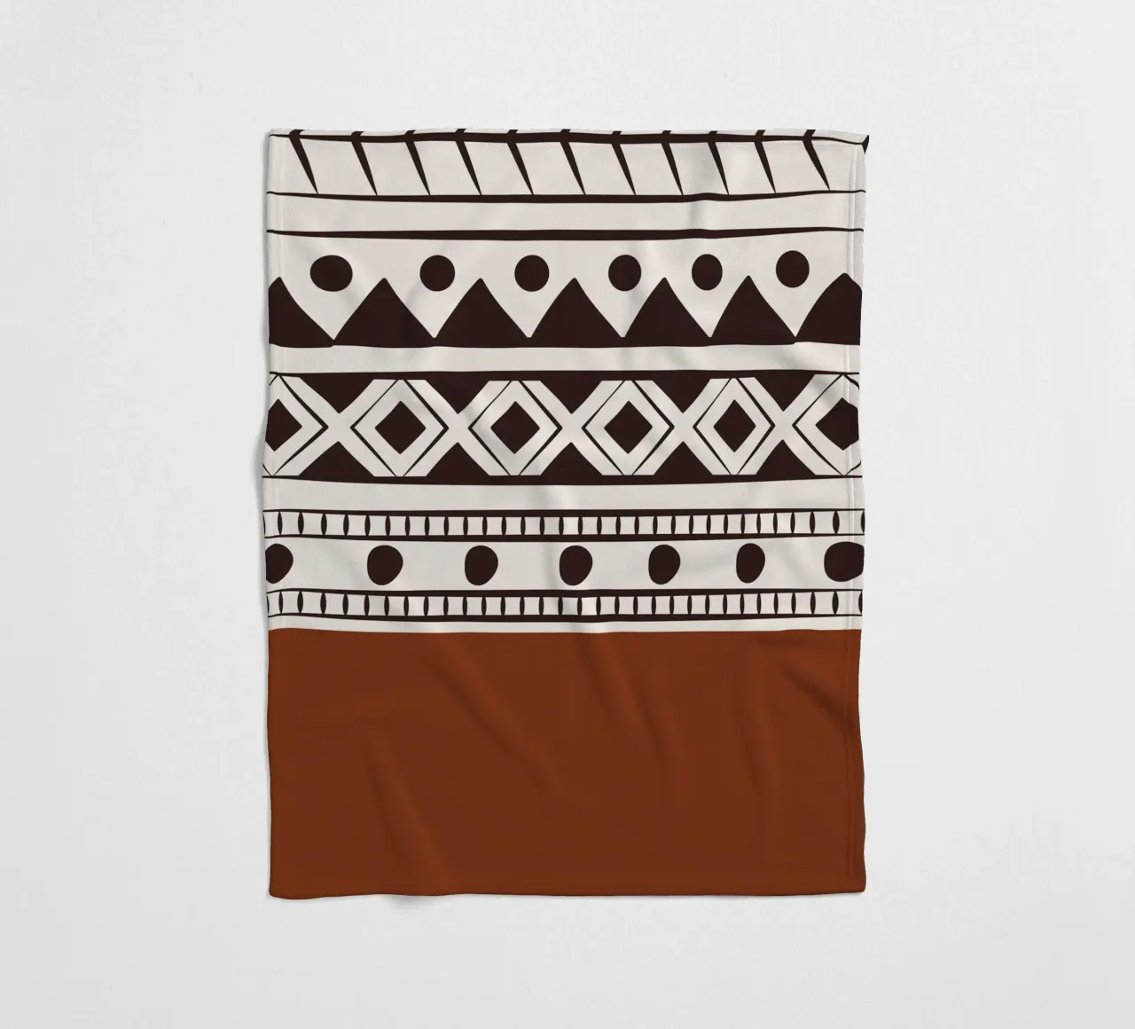Tribal native pattern Fleecedecke von Little Dean