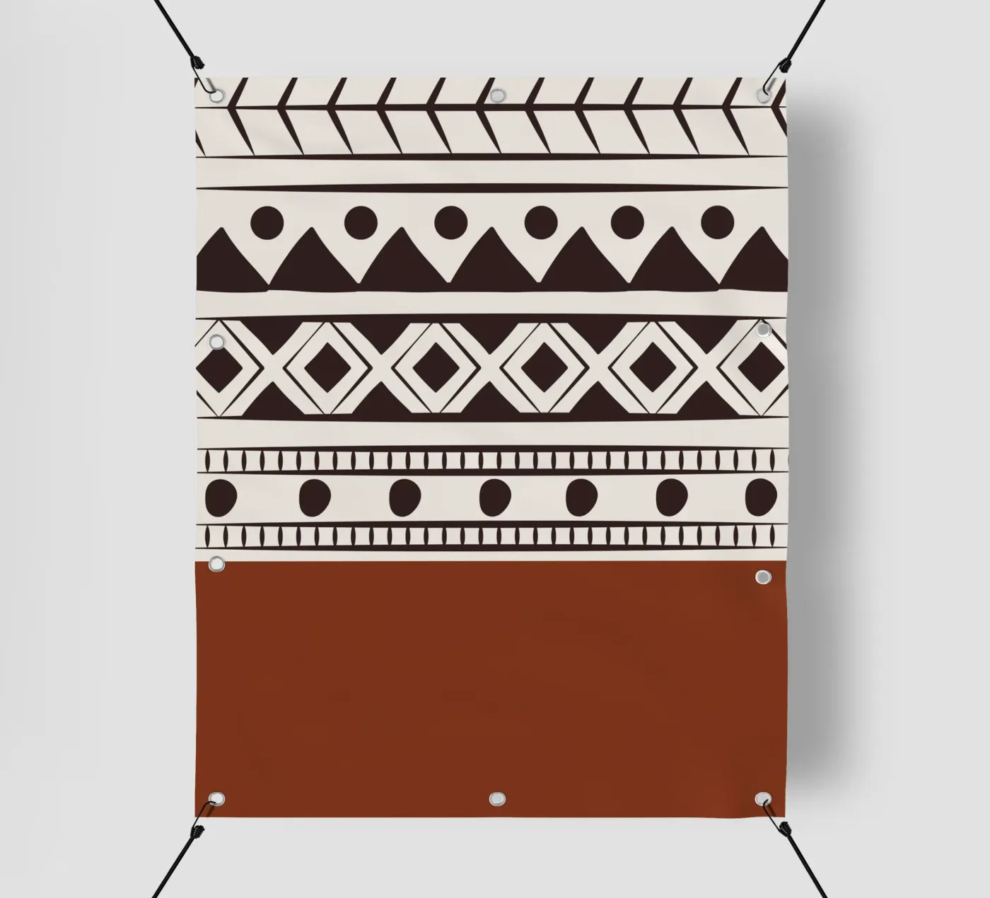 Modello tribale nativo telo in pvc da Little Dean