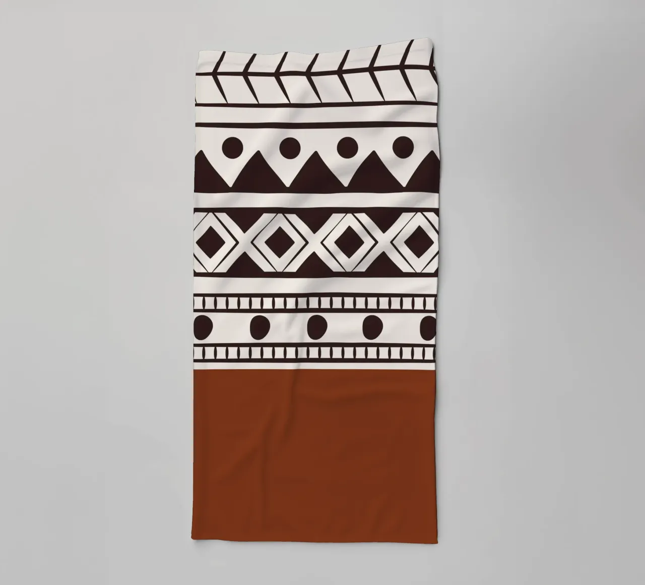 Stammenpatroon badhanddoek van Little Dean