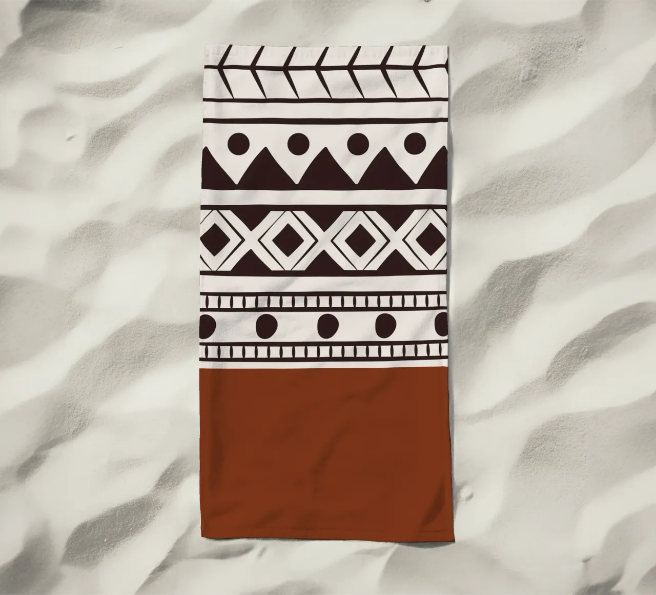 Modello tribale nativo telo mare da Little Dean