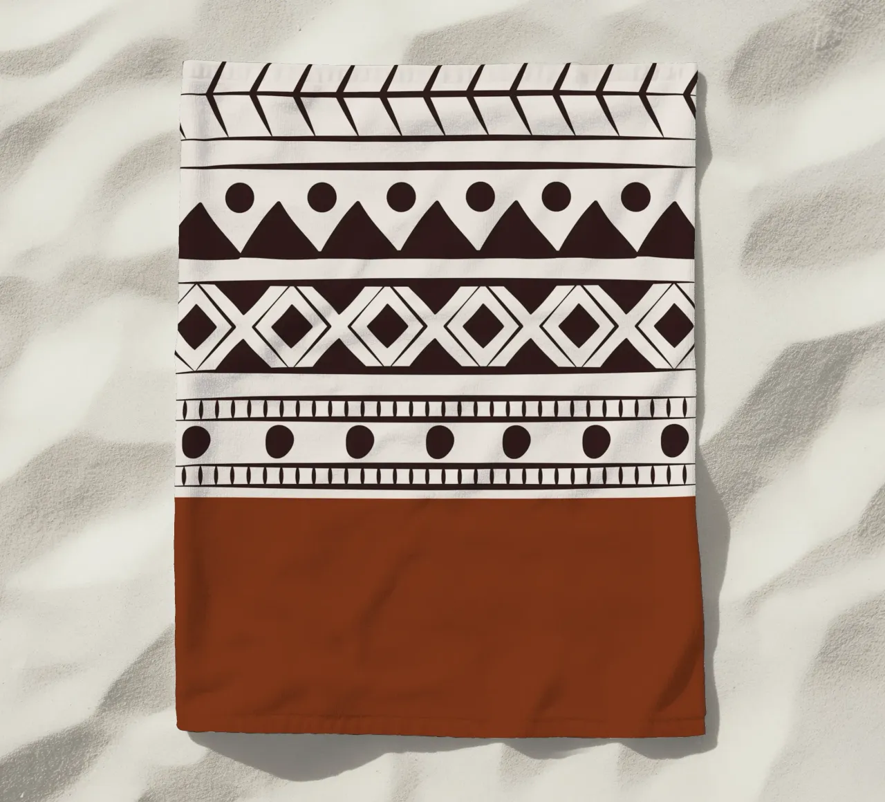 Modello tribale nativo telo mare da Little Dean