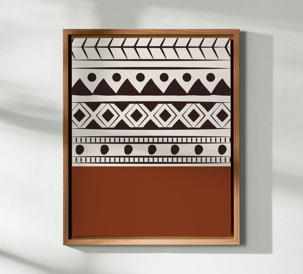 Tribal native pattern forex plate by Little Dean