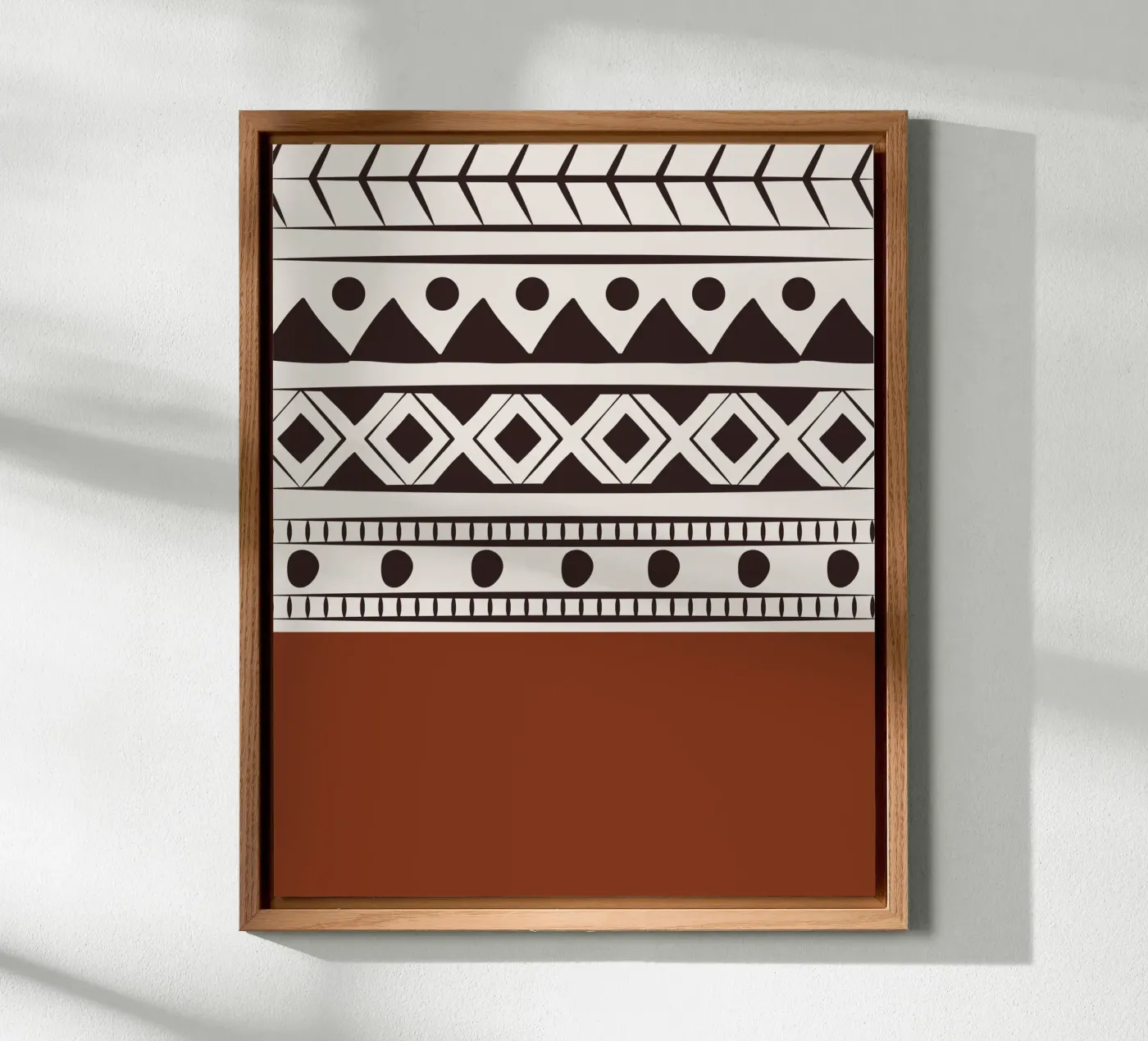 Tribal native pattern forex plate by Little Dean