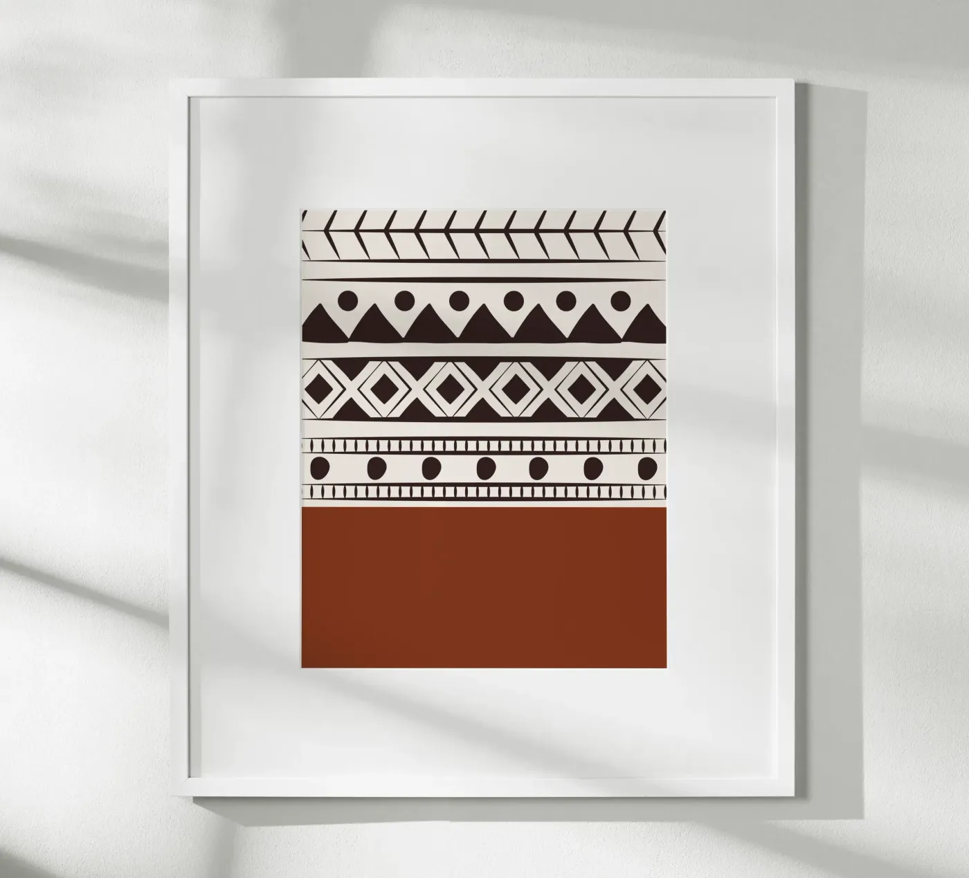 Modello tribale nativo poster da Little Dean