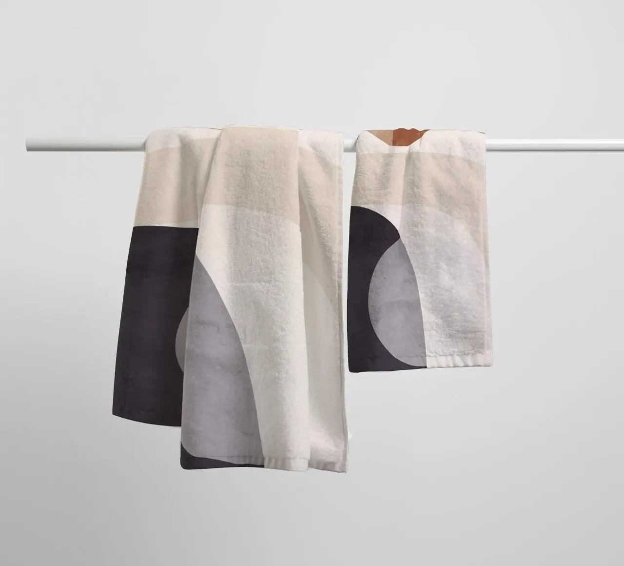 Modern Abstract Art 5 towel by ThingDesign