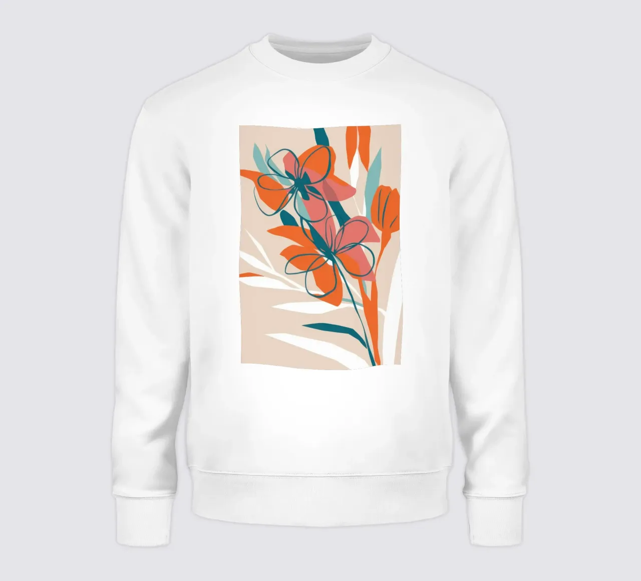 Line Art floreale felpa da Lyra Glaze