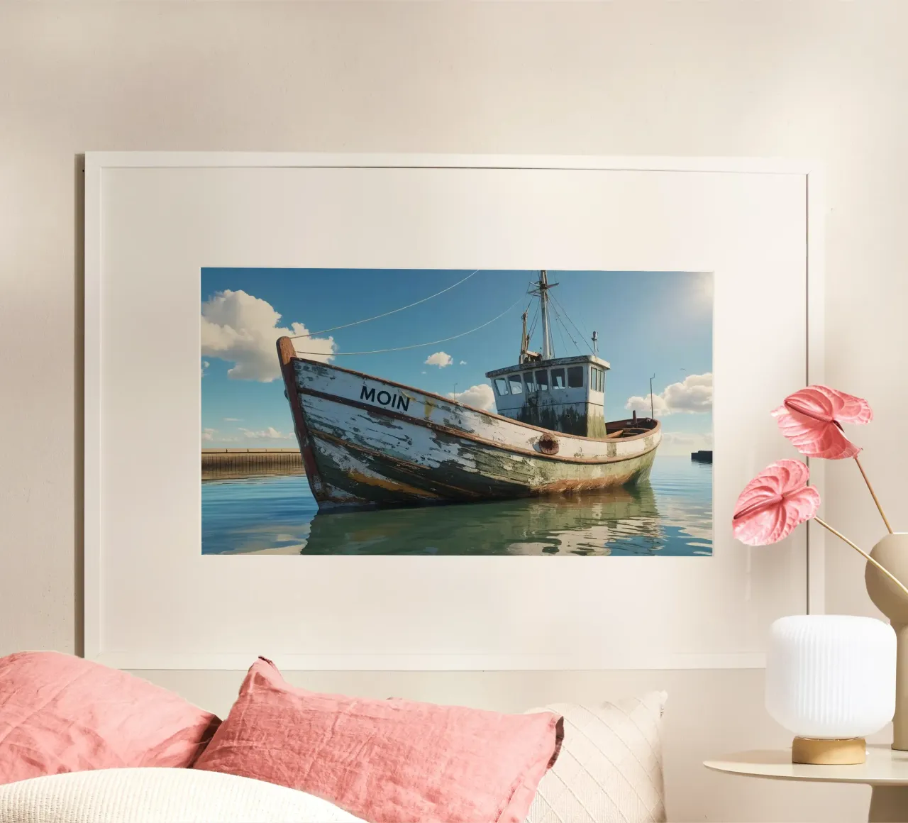 Alter Kutter Poster von Fies&Fein