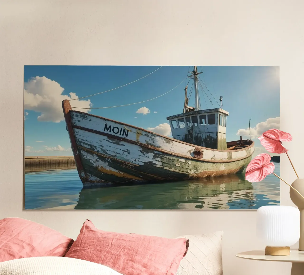 Alter Kutter Poster von Fies&Fein