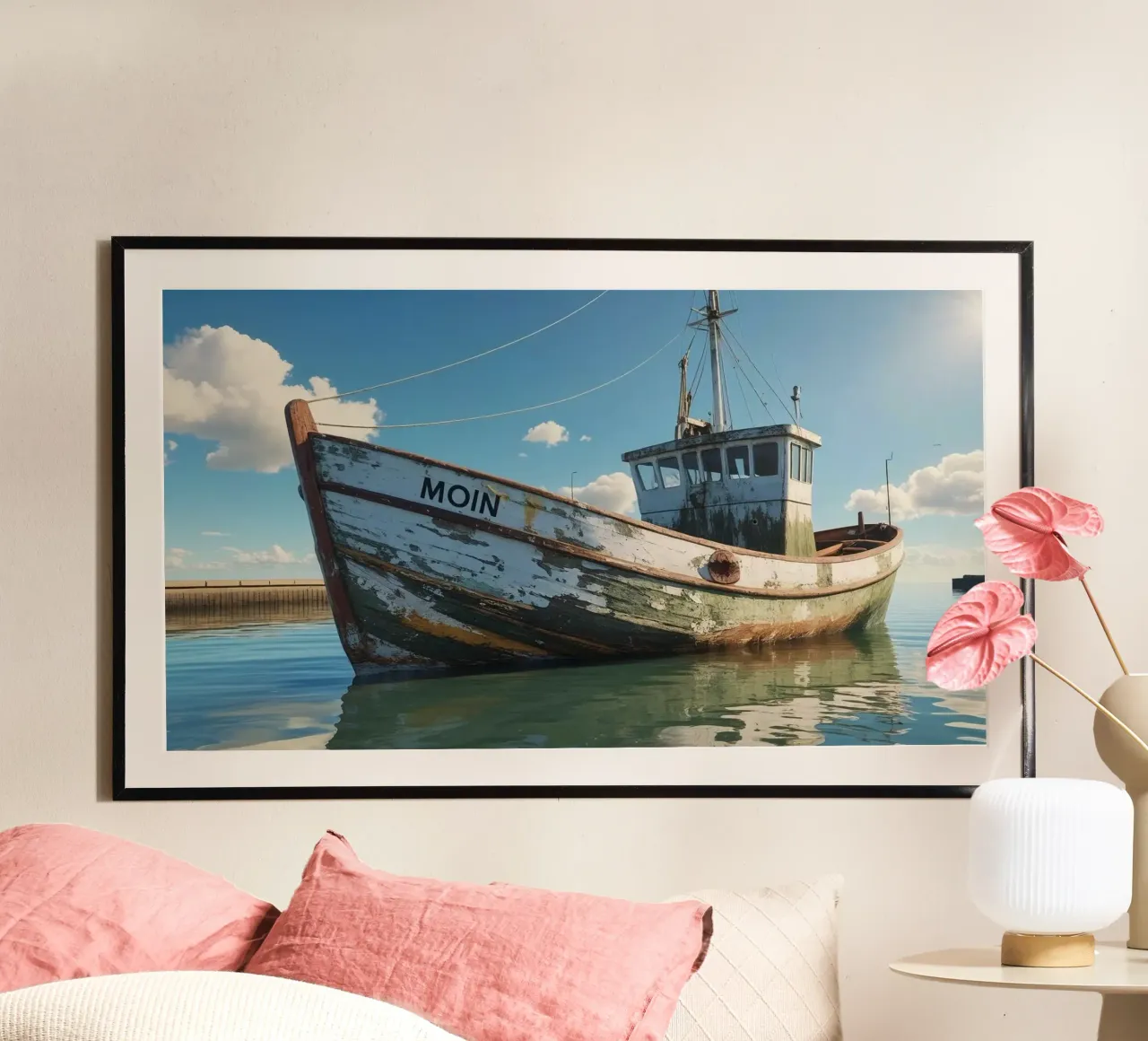 Alter Kutter Poster von Fies&Fein
