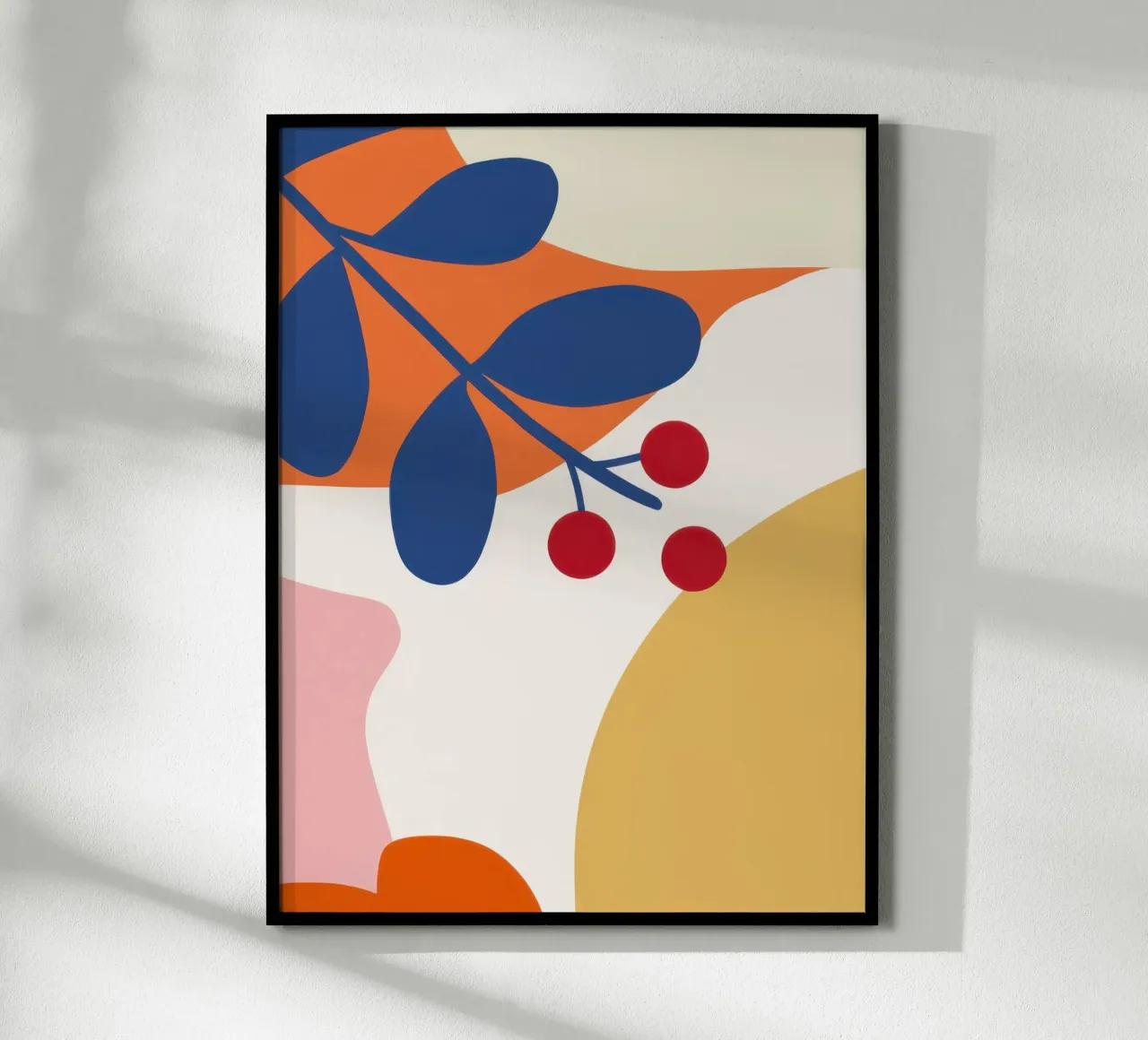 Abstrakter Beerenzweig Poster von Lyra Glaze