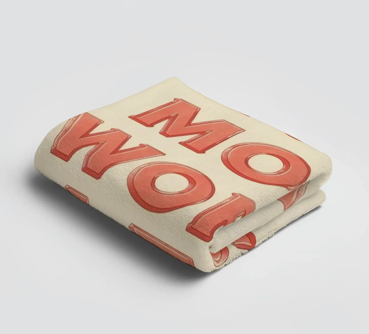 Ama di più, preoccupati di meno Testo grafico asciugamano da bagno da DesignDoodle