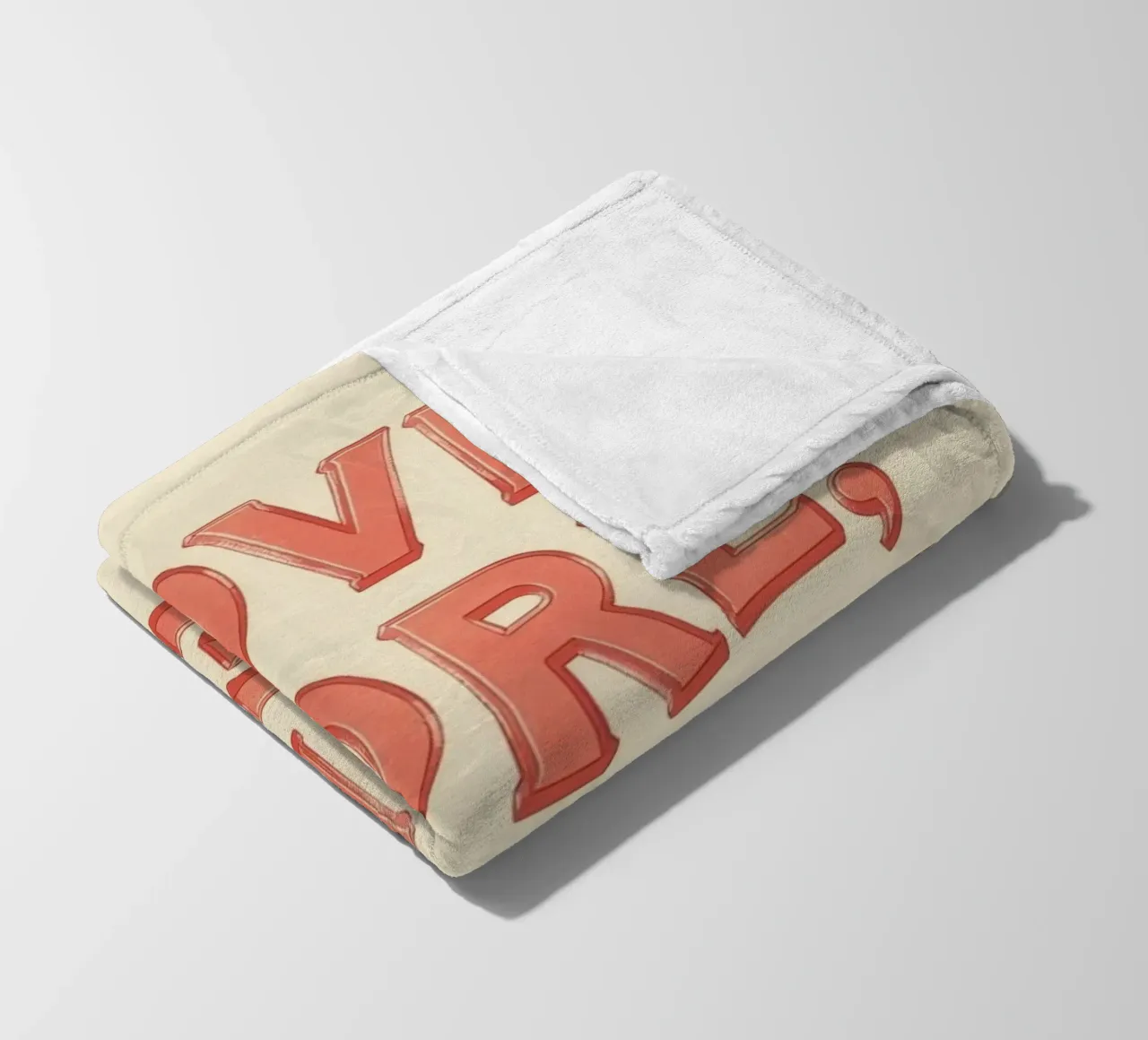 Ama di più, preoccupati di meno Testo grafico coperta in pile da DesignDoodle