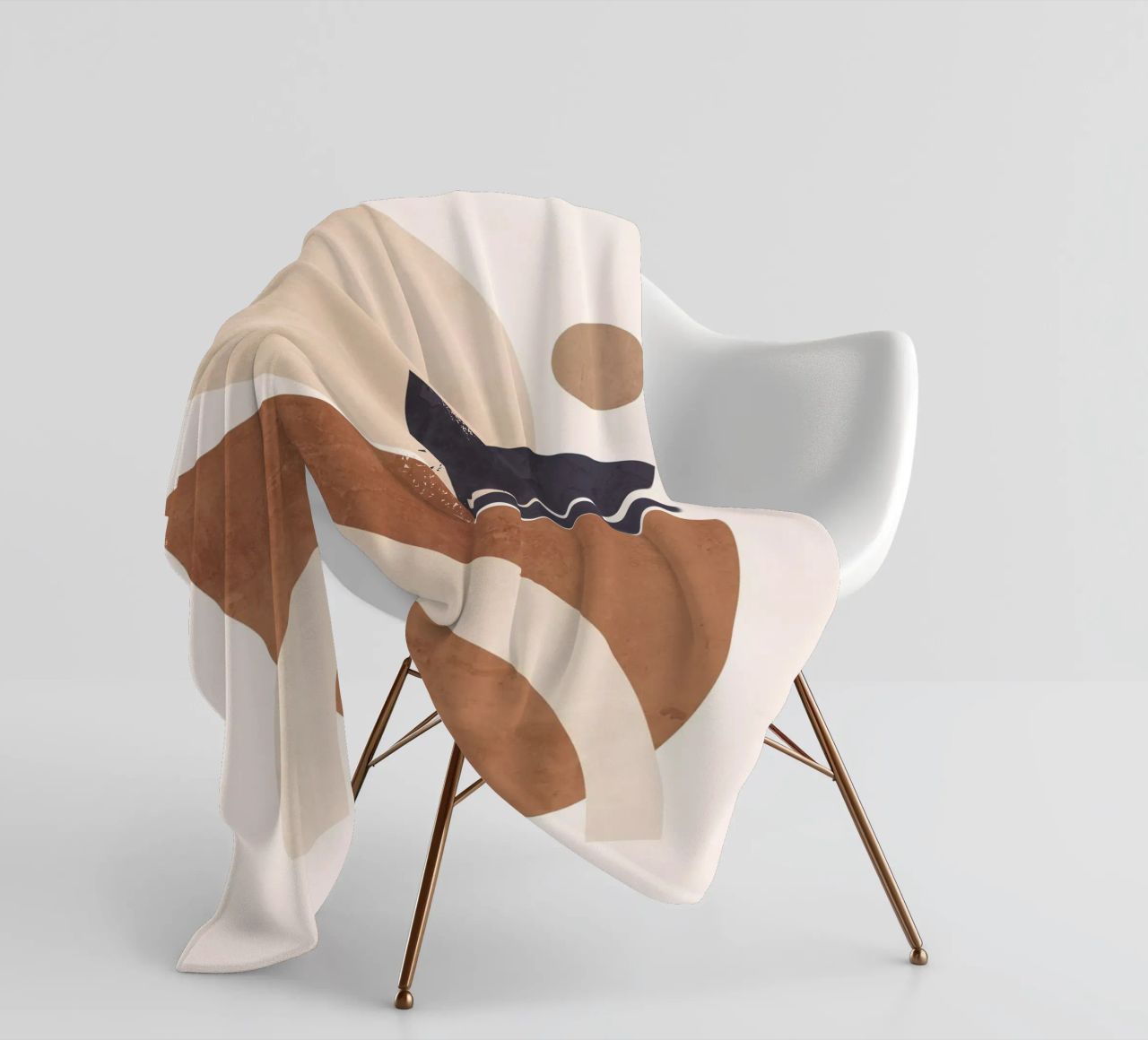 Forme astratte minimali 33 coperta in pile da ThingDesign
