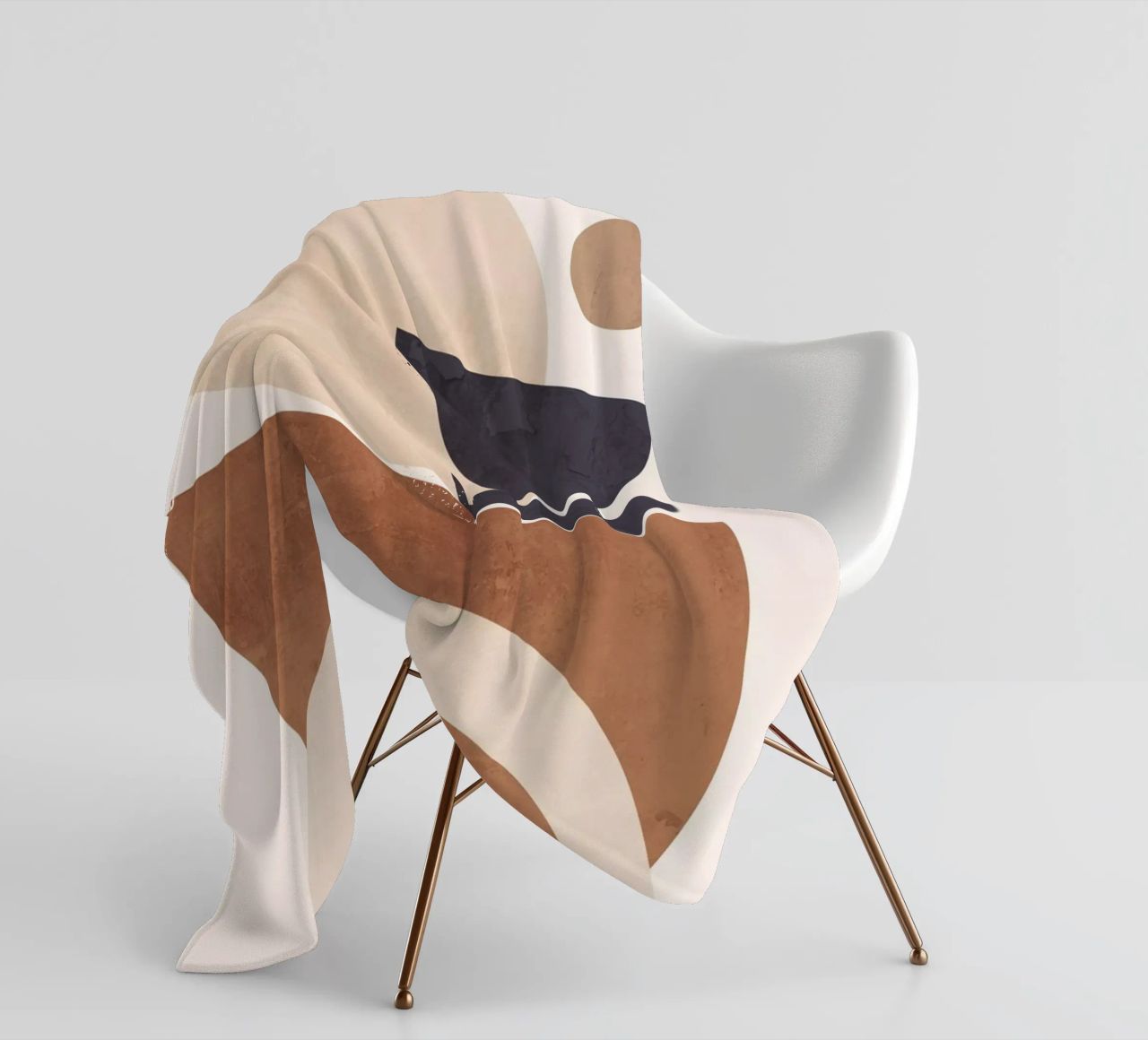 Forme astratte minimali 33 coperta in pile da ThingDesign