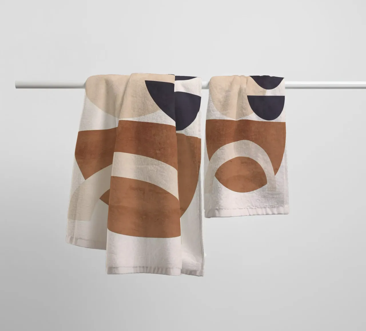 Abstract Minimal Shapes 33 towel by ThingDesign
