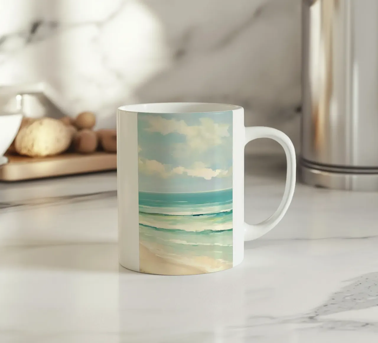 ocean shape layers tazza in ceramica da kichin
