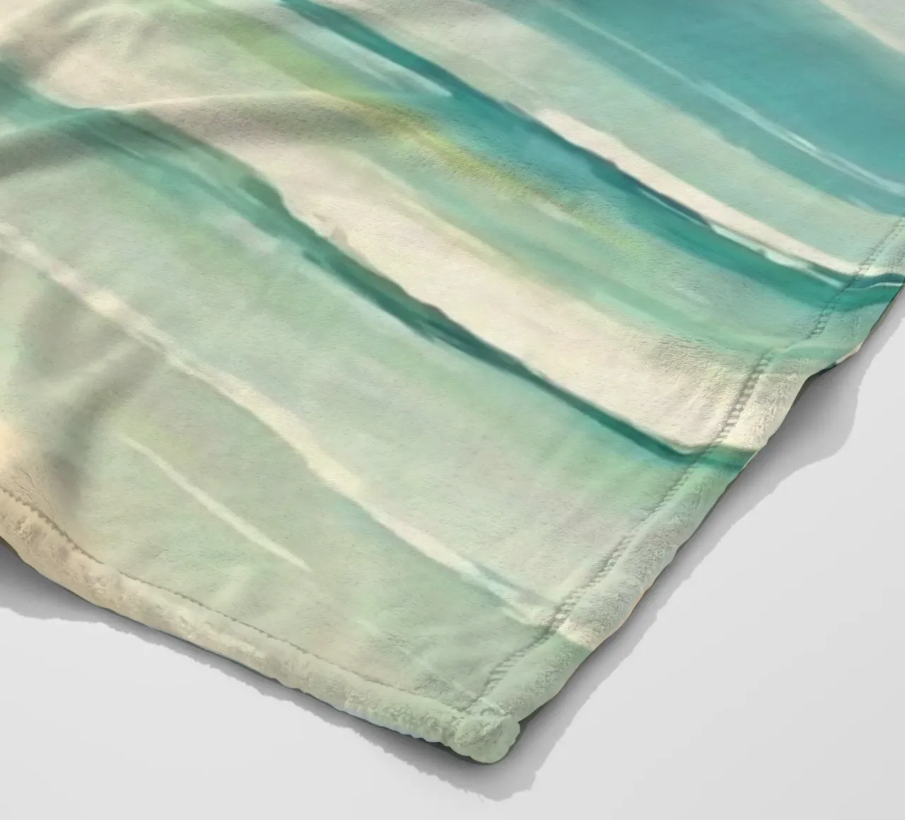 ocean shape layers coperta in pile da kichin