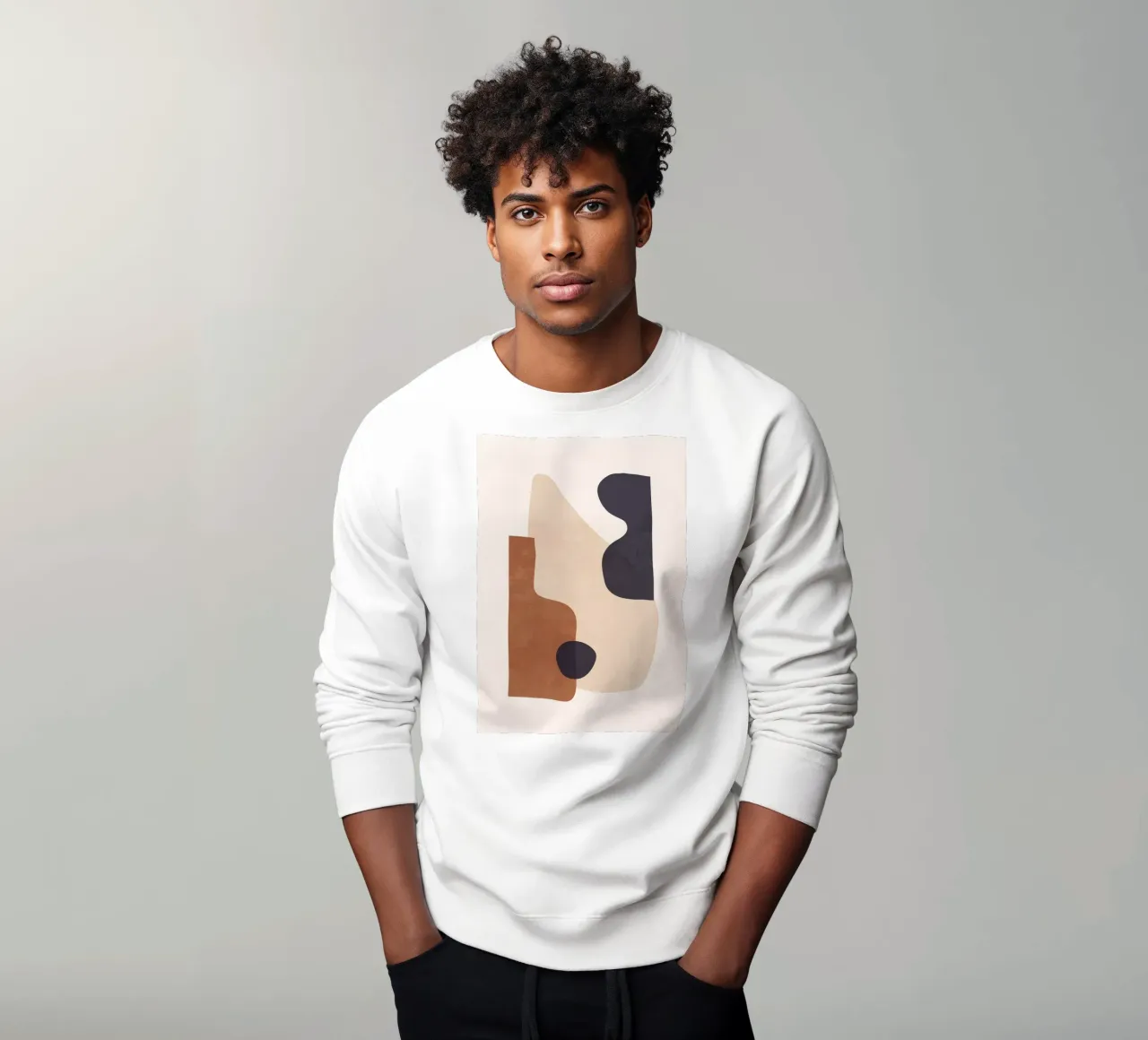 Abstract Minimal Shapes 32 sweatshirt by ThingDesign