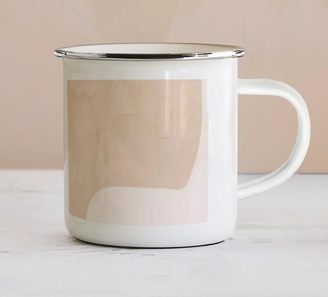Formes abstraites minimales 34 mug en émail de ThingDesign
