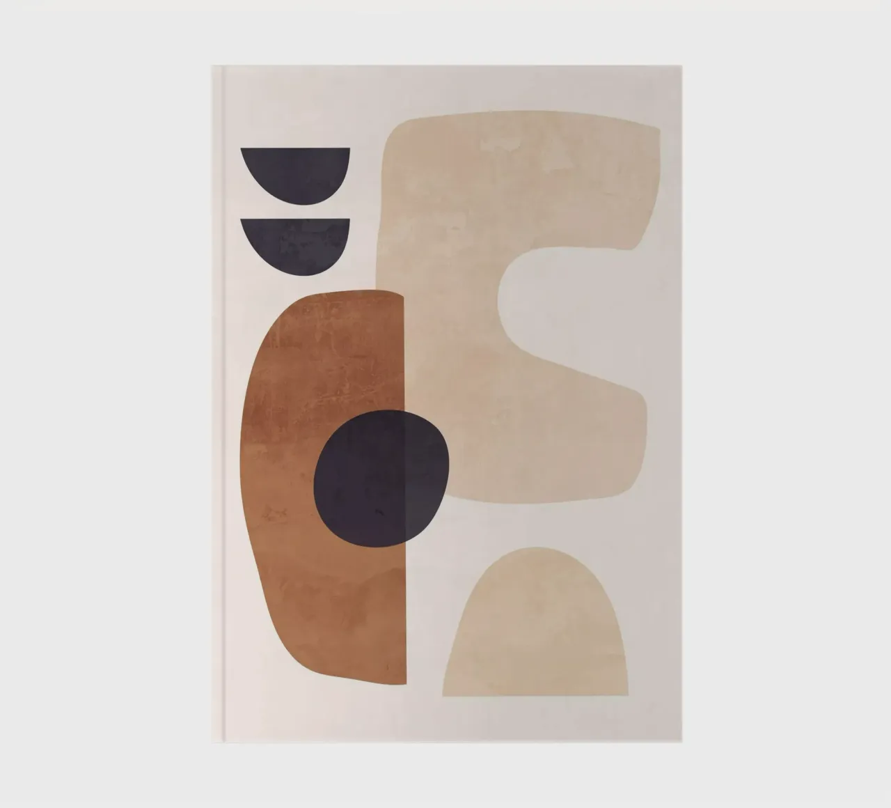 Abstrakte Minimalformen 34 Notizbuch von ThingDesign