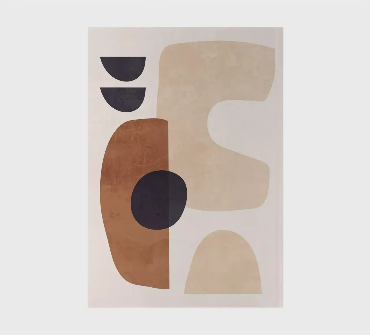 Abstrakte Minimalformen 34 Notizbuch von ThingDesign
