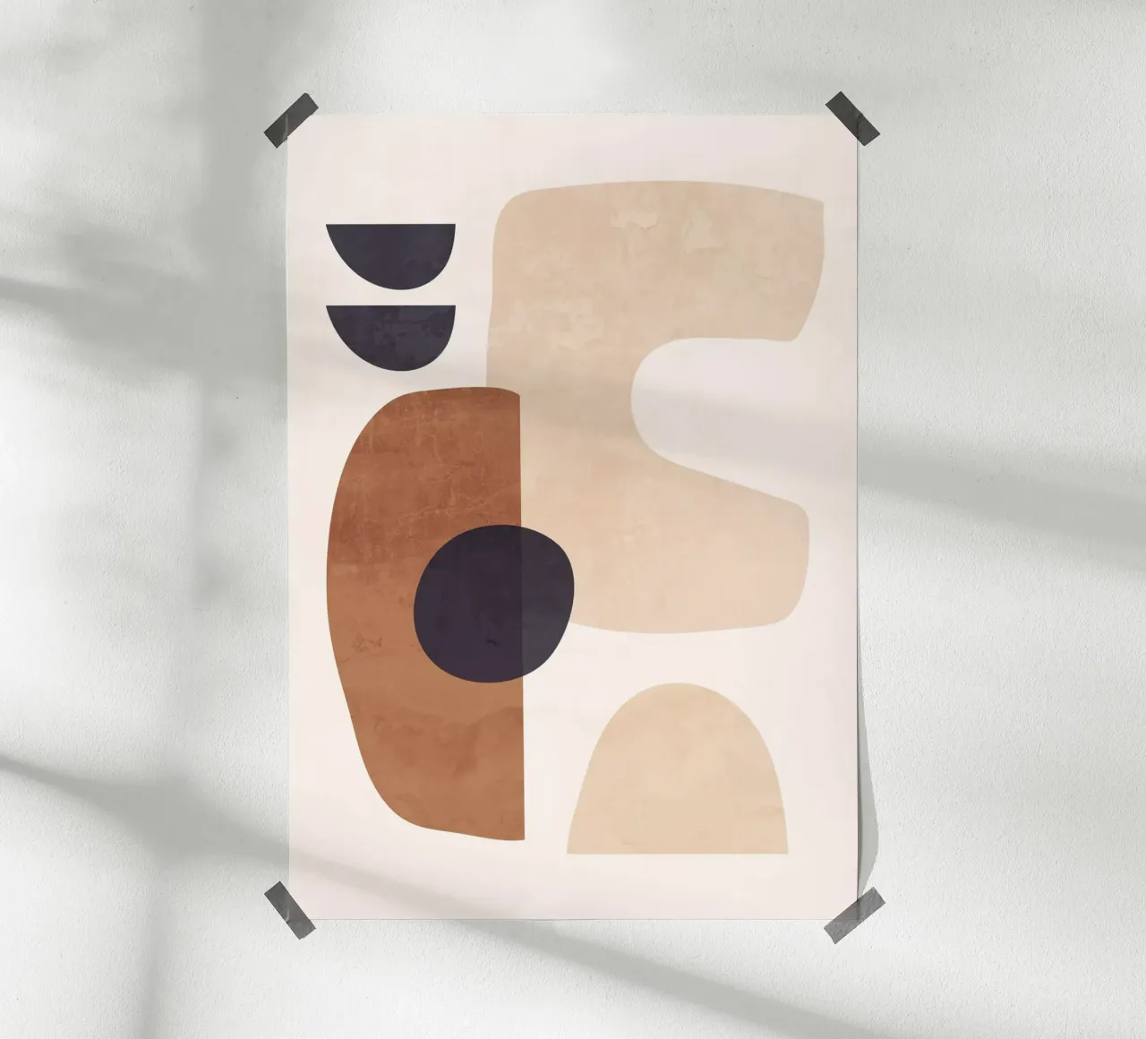 Abstract Minimal Shapes 34 poster by ThingDesign