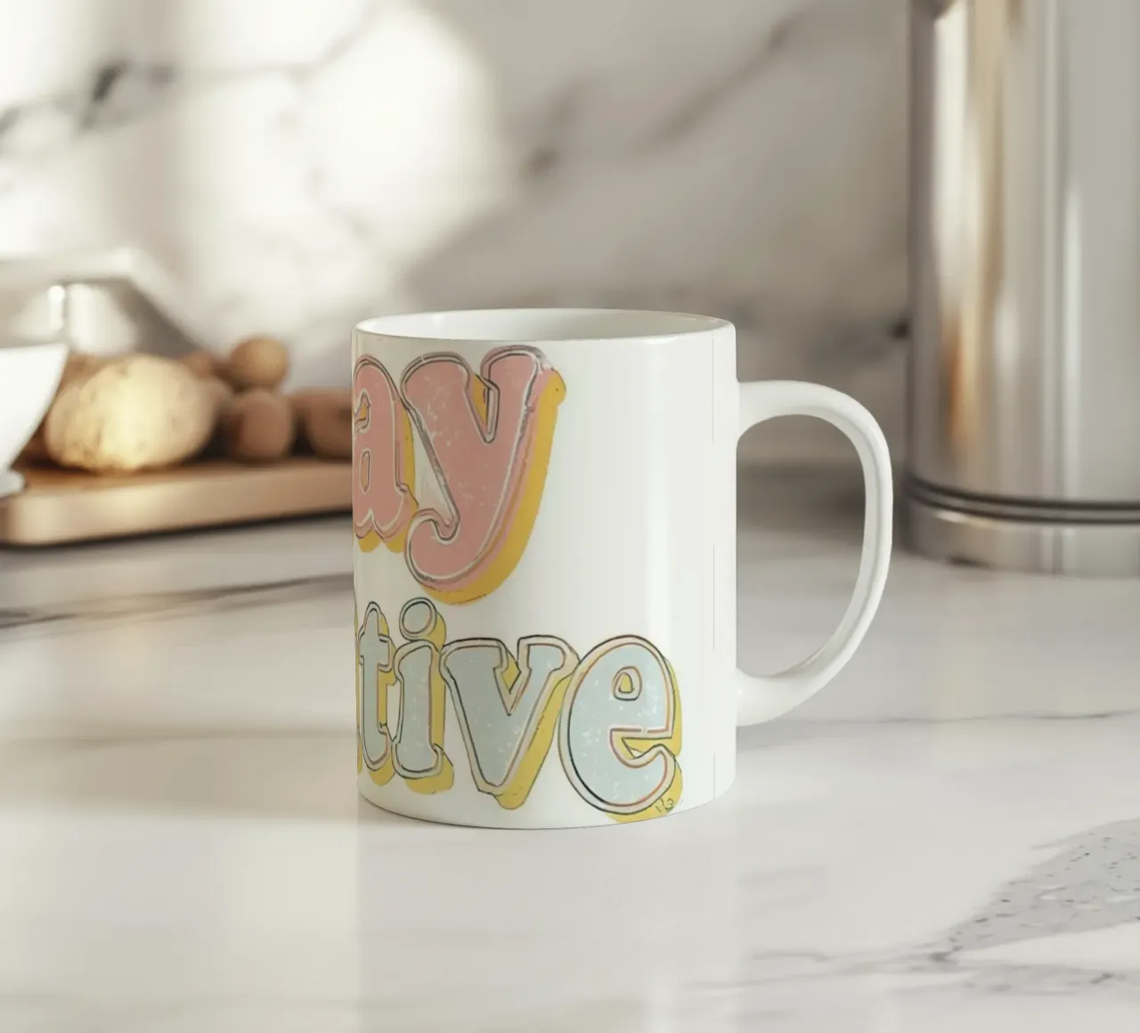 Grafica positiva tazza in ceramica da DesignDoodle