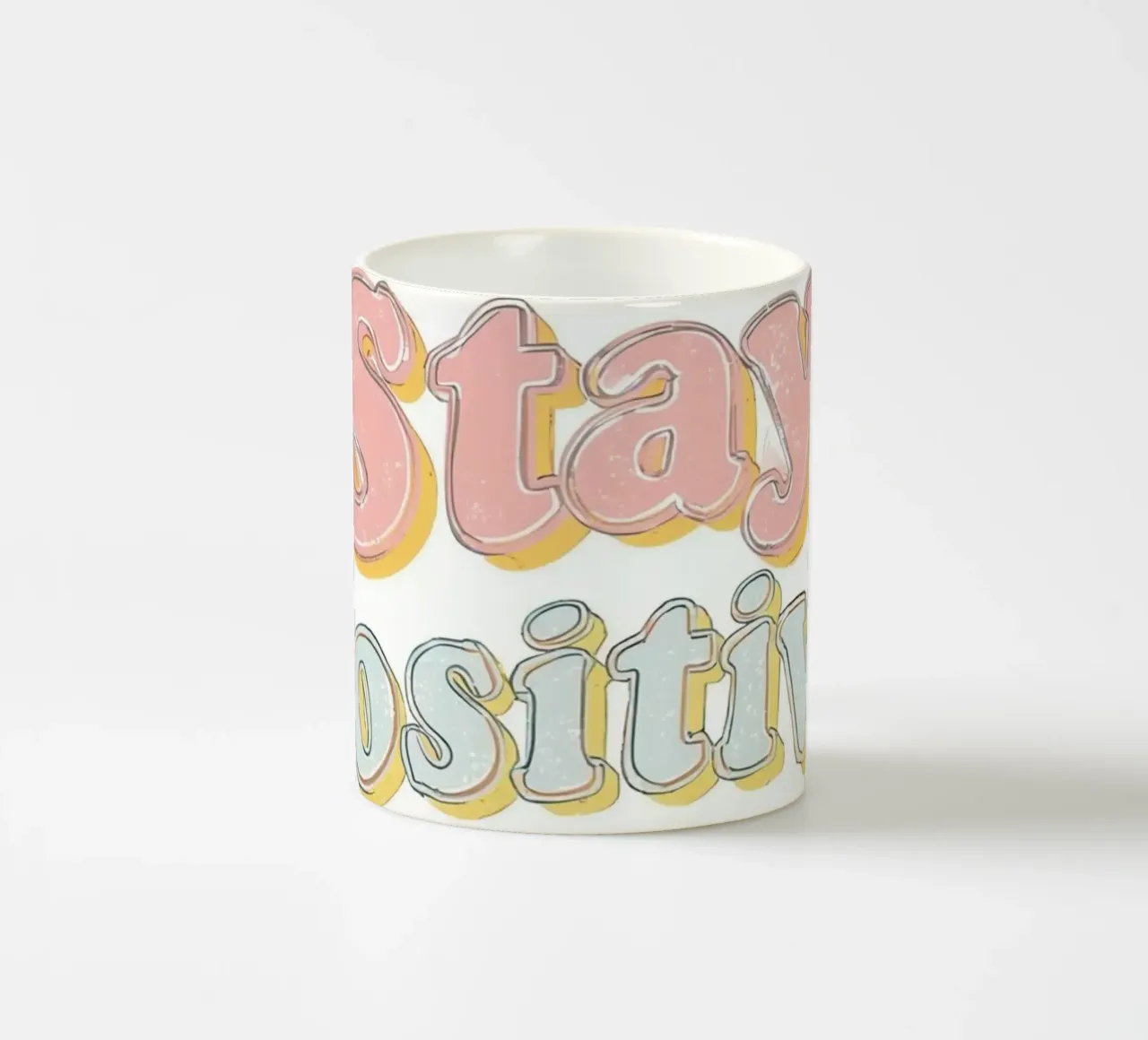 Grafica positiva tazza in ceramica da DesignDoodle