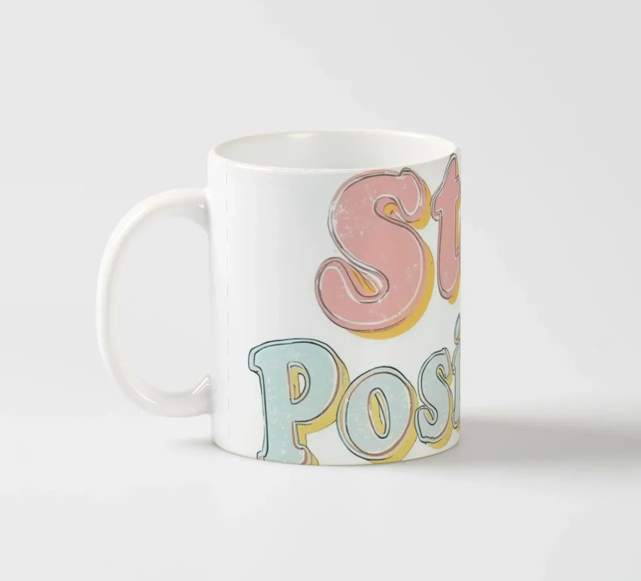 Grafica positiva tazza in ceramica da DesignDoodle