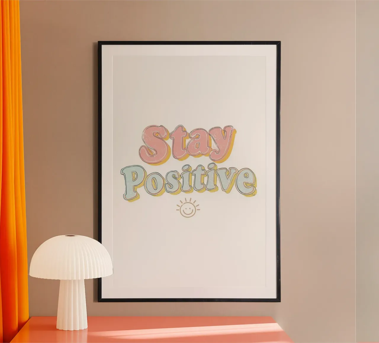 Grafica positiva poster da DesignDoodle