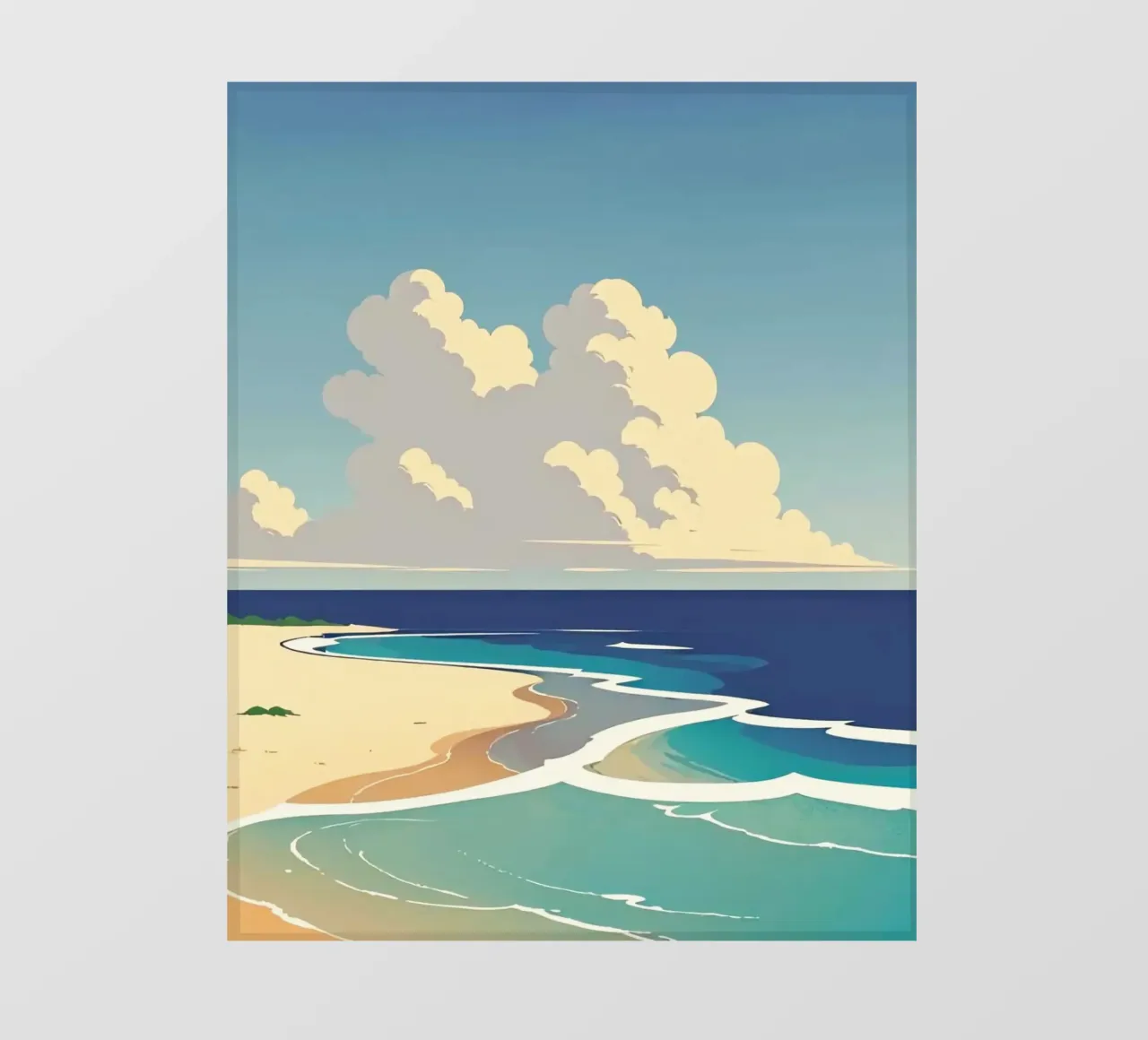 calm coast telo in pvc da kichin