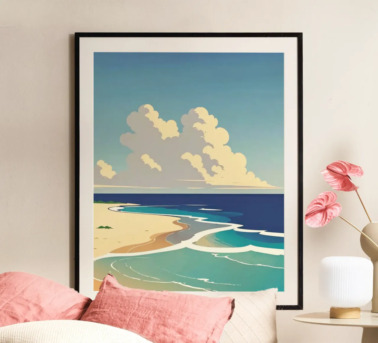 calm coast poster da kichin