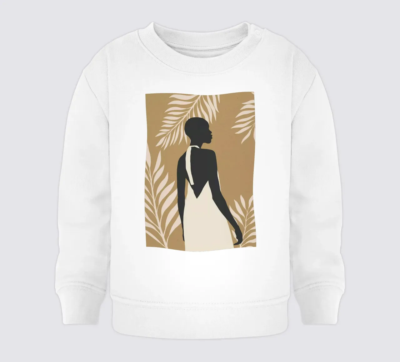 Ragazza tropicale 12 felpa neonato da ThingDesign