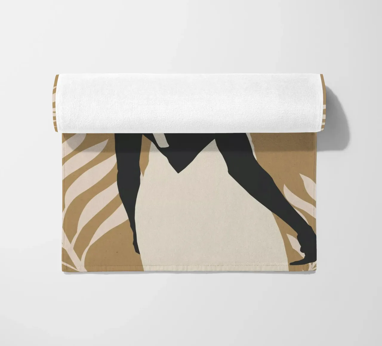 Ragazza tropicale 12 telo mare da ThingDesign