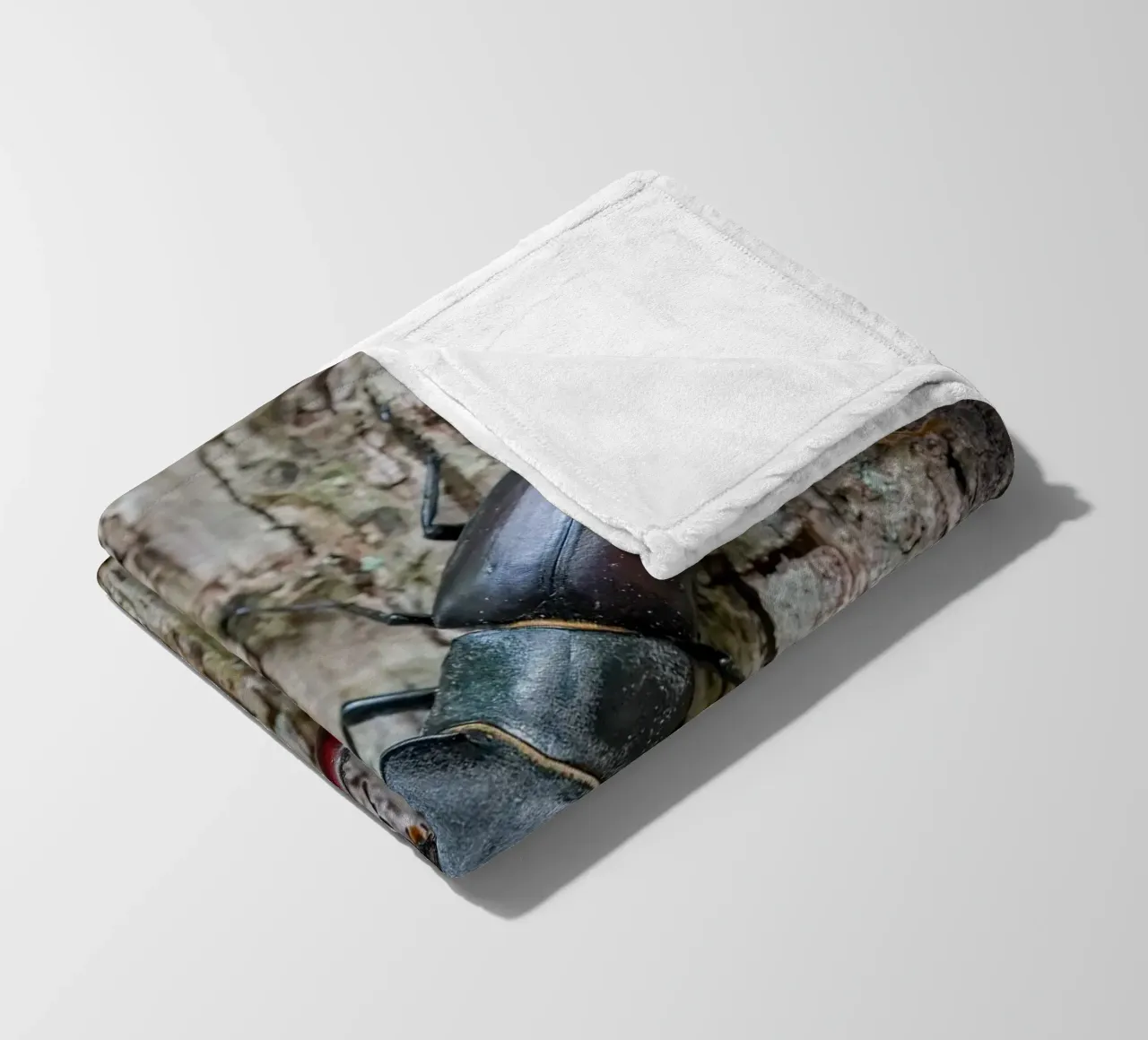 Hirschkäfer Fleecedecke von Tom's Wildlife